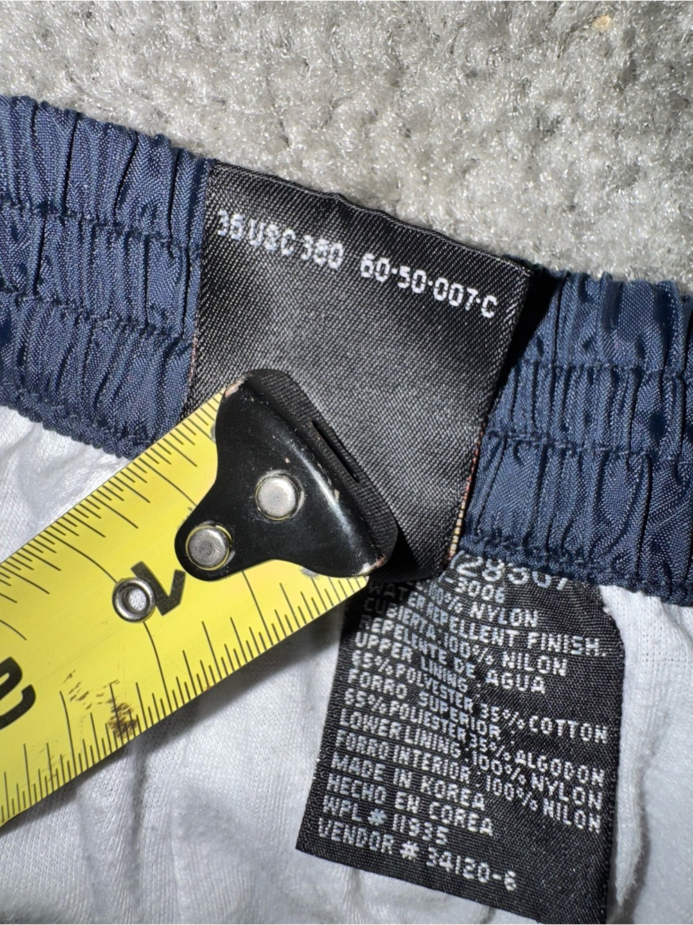 Vintage 90’s Olympics black label JC Penny Women's Navy Track Pants - Picture 4 of 11